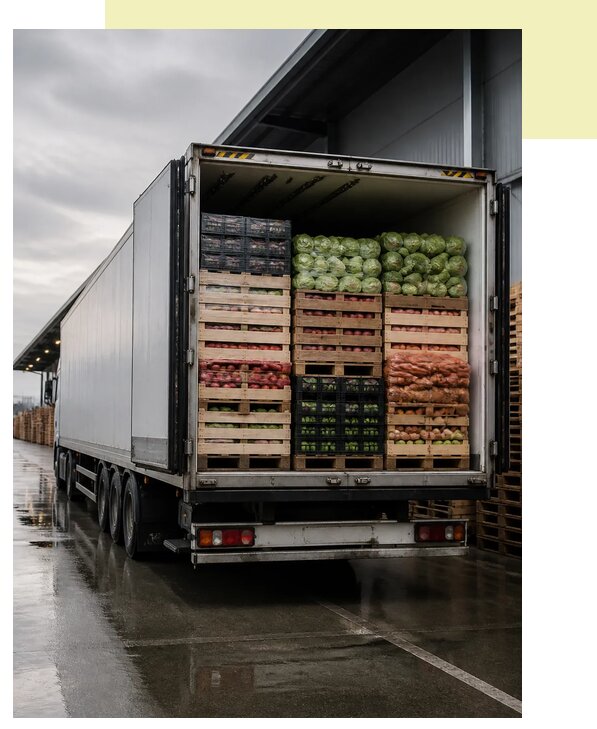 Перевозка плодоовощной продукции в Дедовск по цене от 5498 р. | Агросервис-Ддв