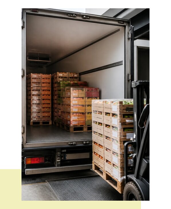 Перевозка сельхозпродукции на паллетах с доставкой в Дедовск